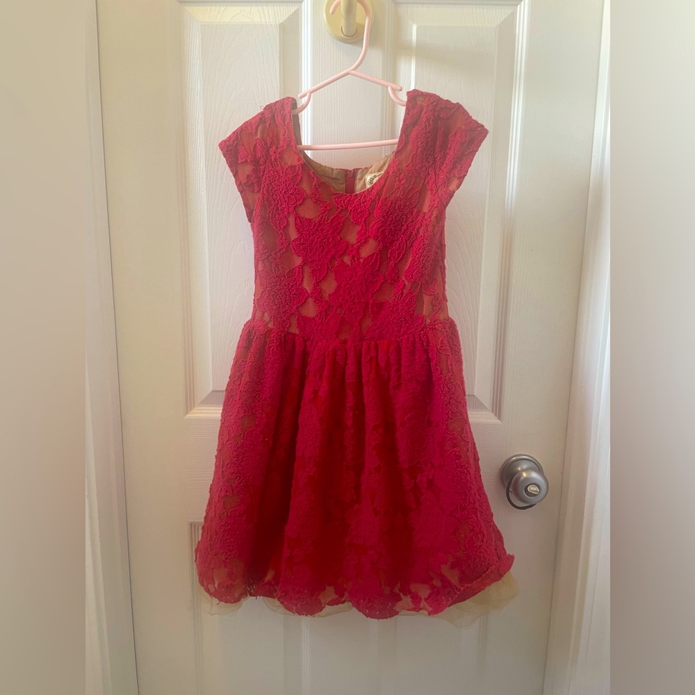 Red lace joyfolie dress